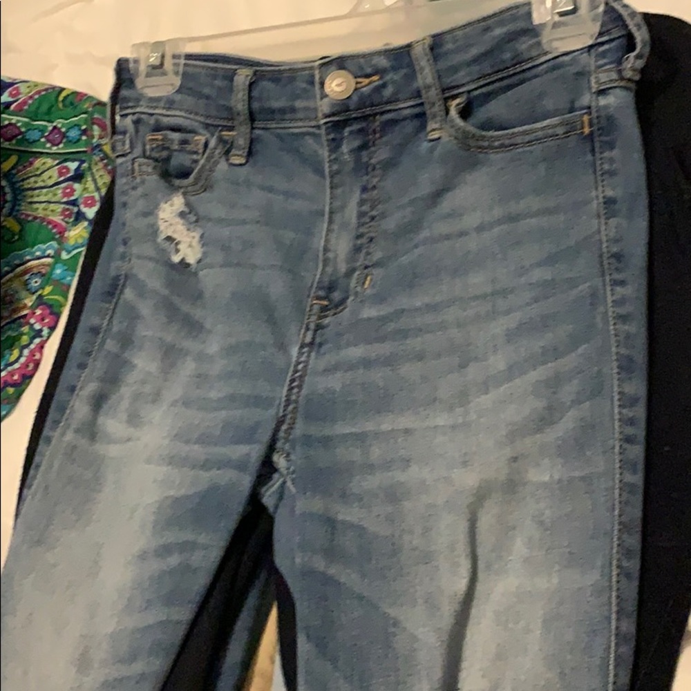 Ripped Hollister jeans!